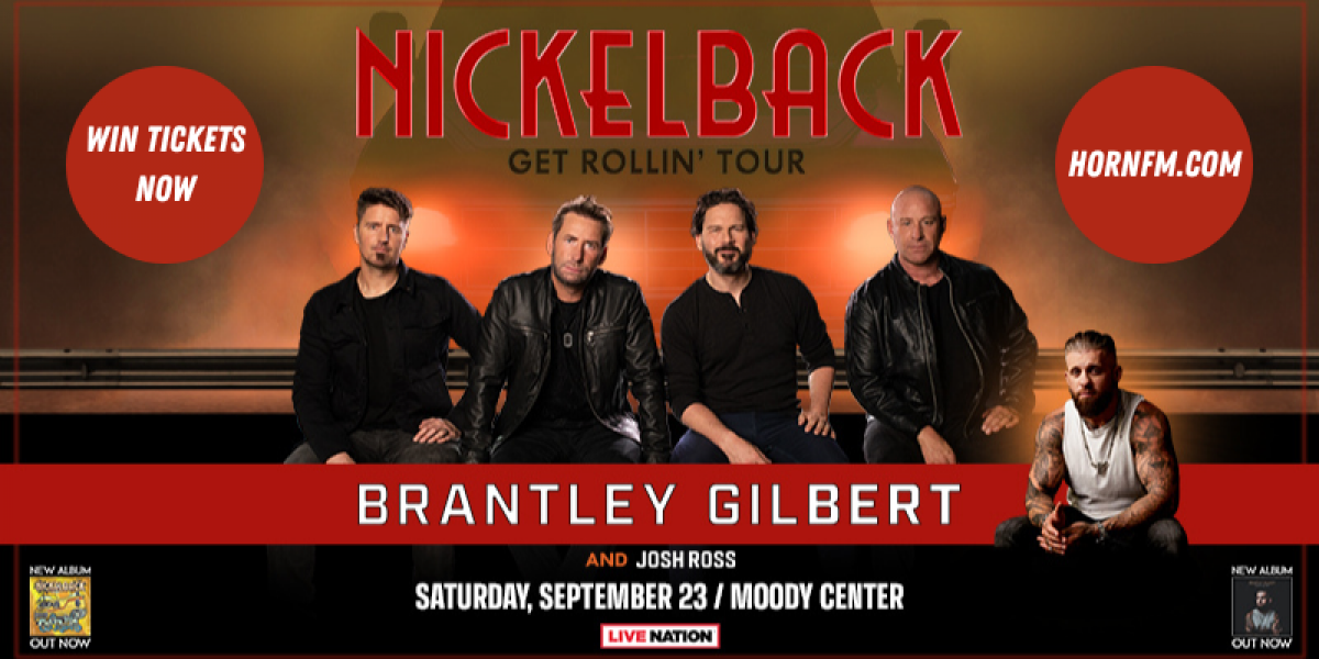 Win Tickets to Nickelback Get Rollin' Tour with special guests Brantley